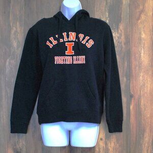 Stadium Athletics Men's Navy/Orange Fighting Illini Illinois Hoodie M